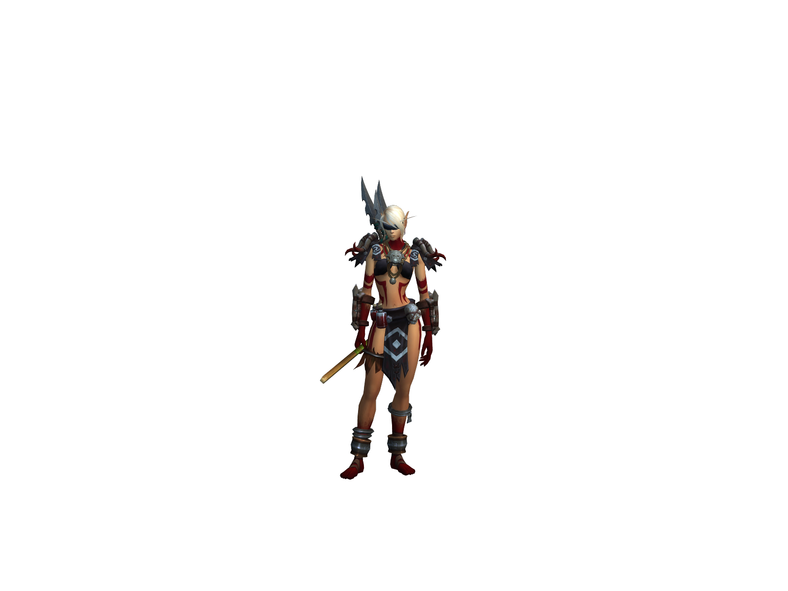 Pewki 3D character render