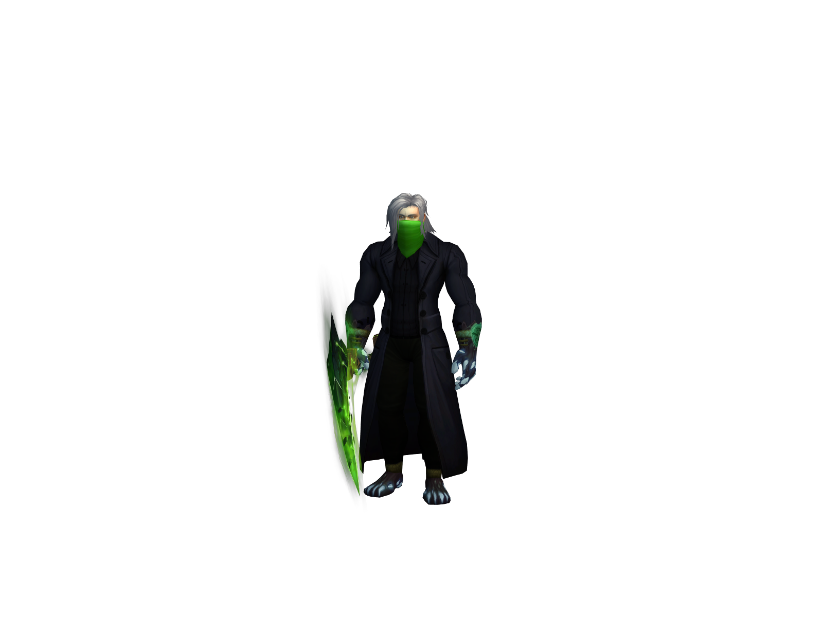 Nanekaze 3D character render