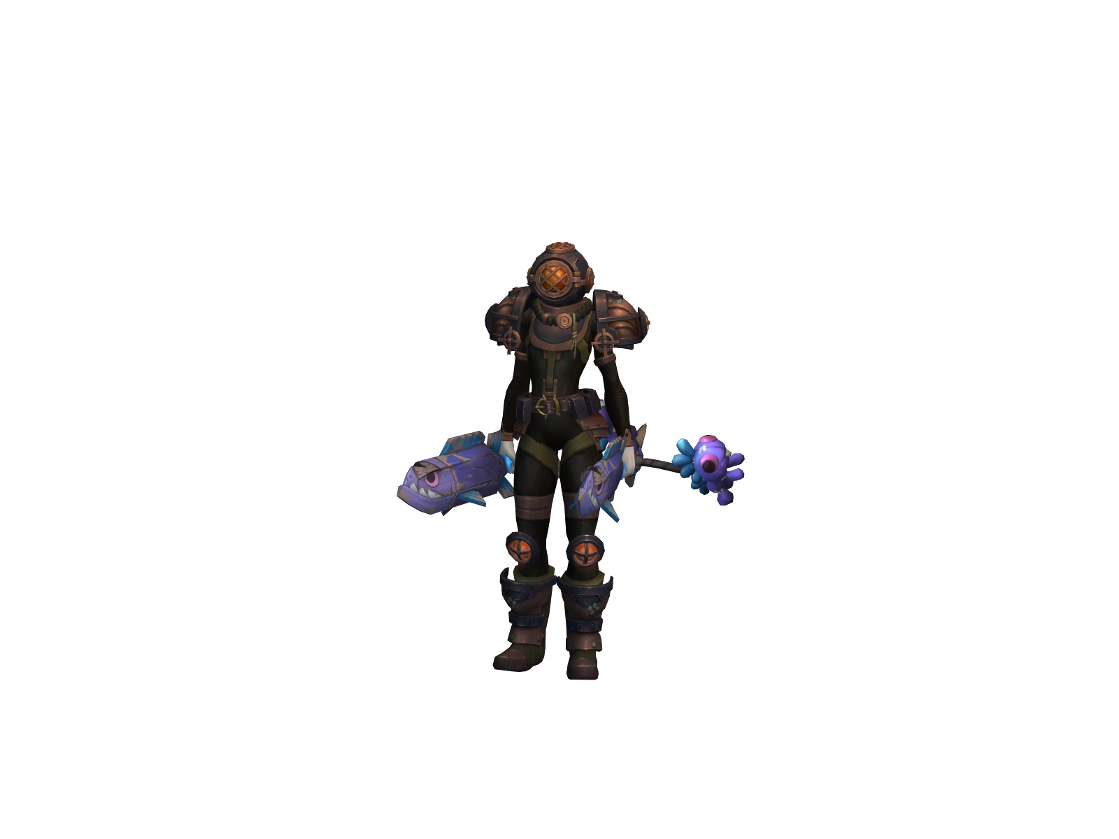Glares 3D character render