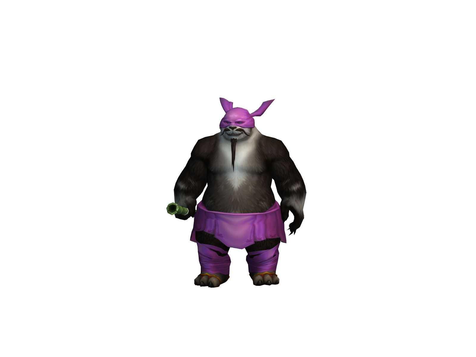 Zzuzzuba 3D character render