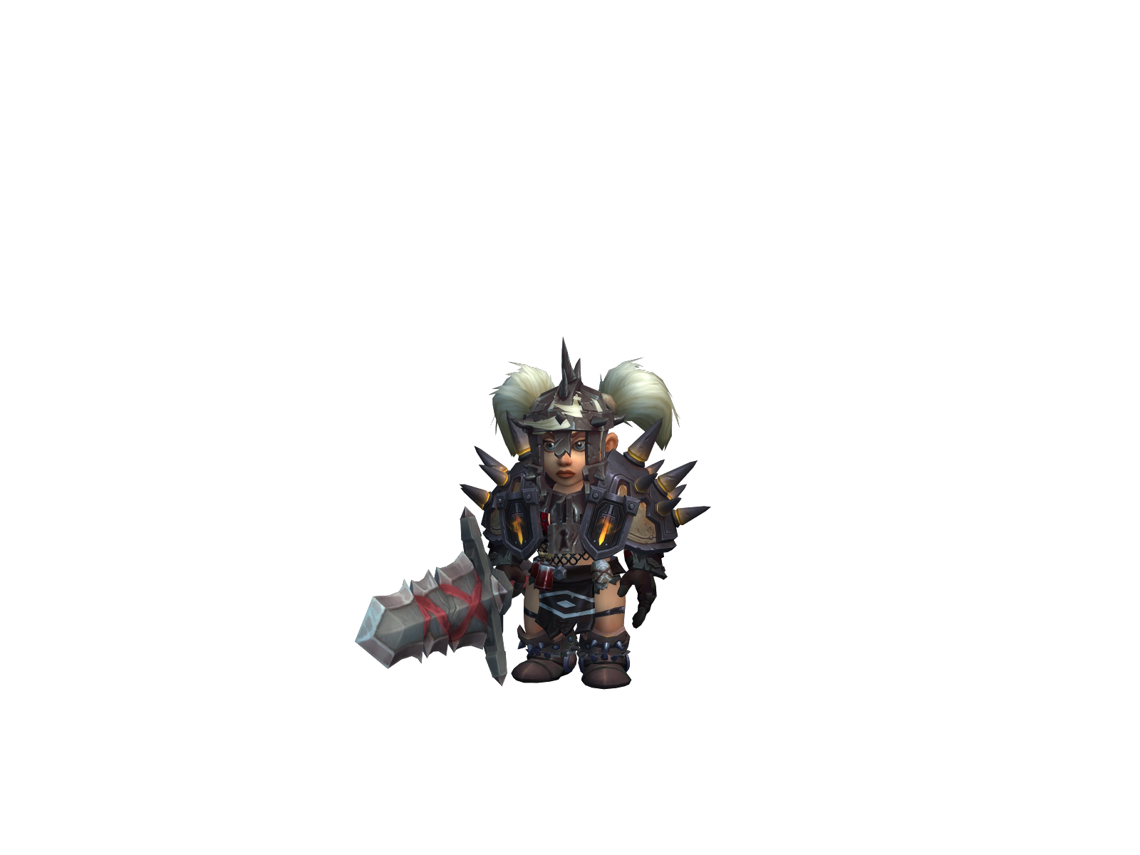 Bifuryous 3D character render