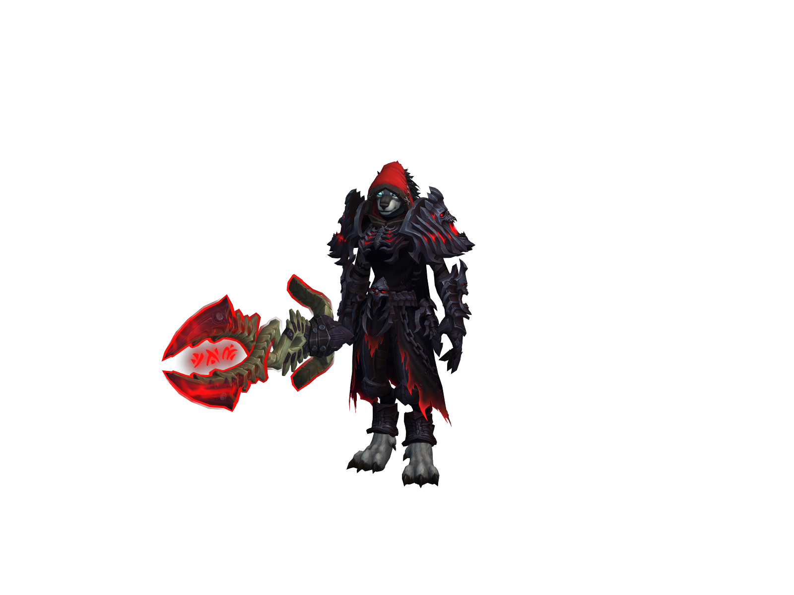 Amocide 3D character render