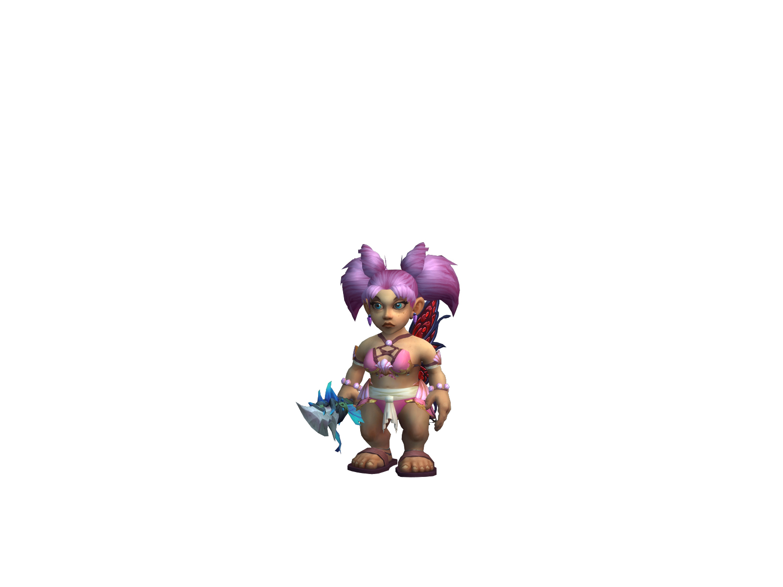 Pãndå 3D character render