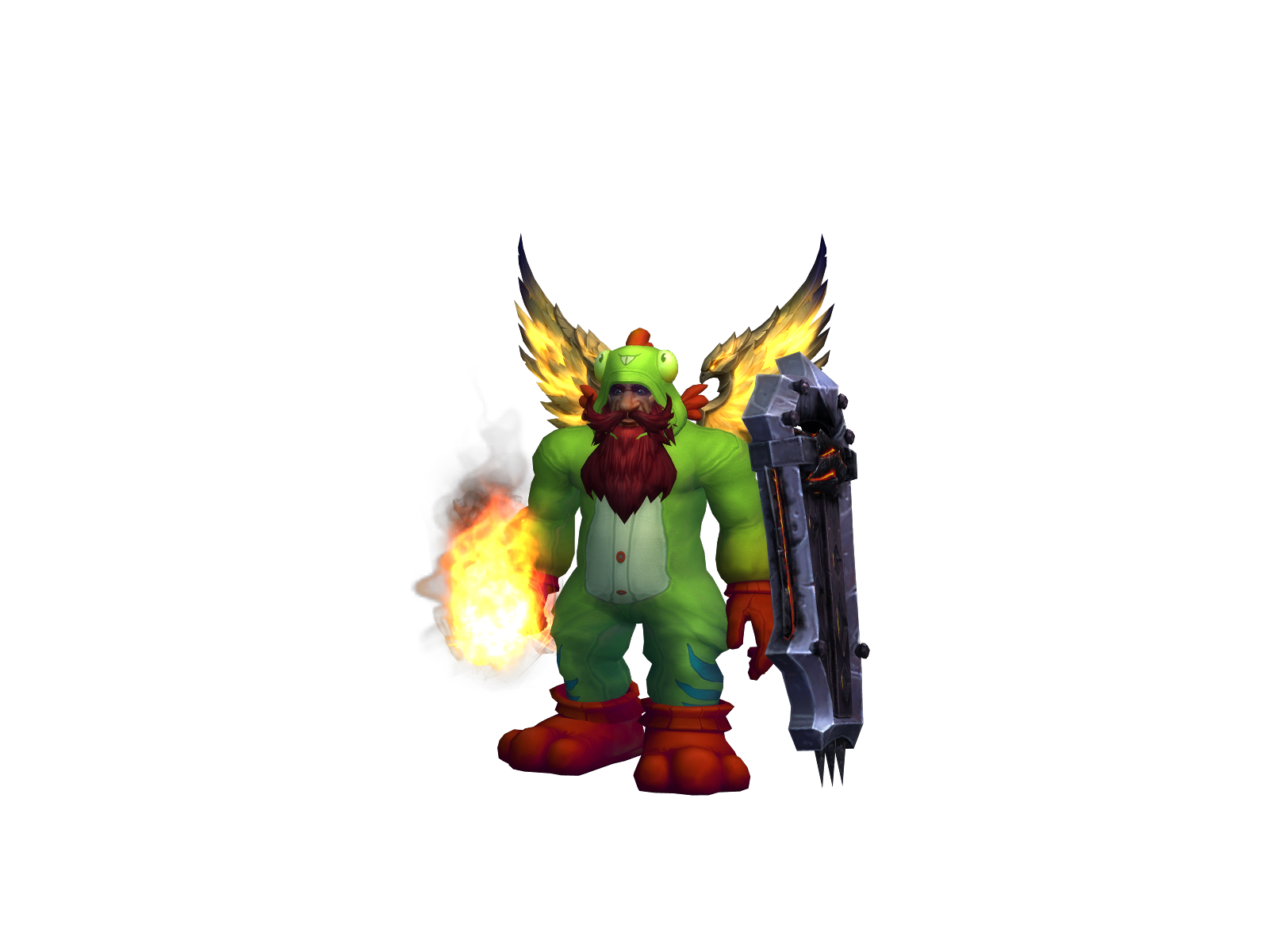 Bucksshammy 3D character render