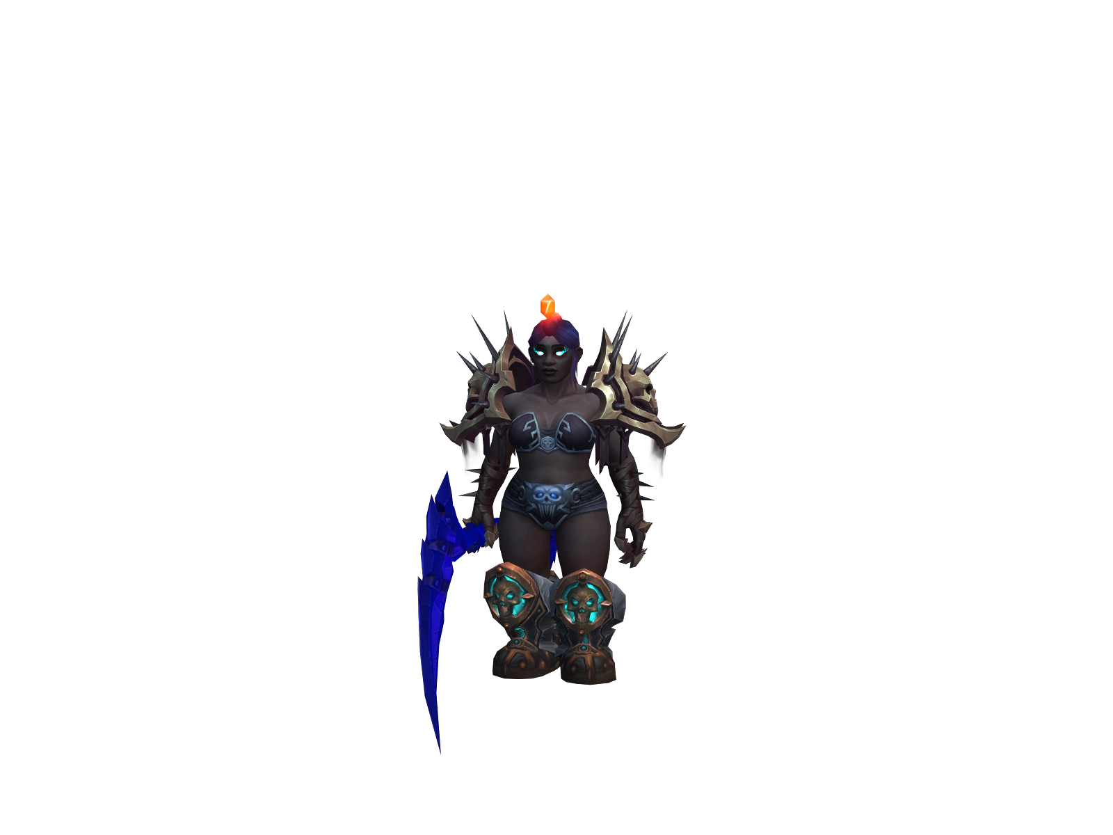 Deathbybutt 3D character render