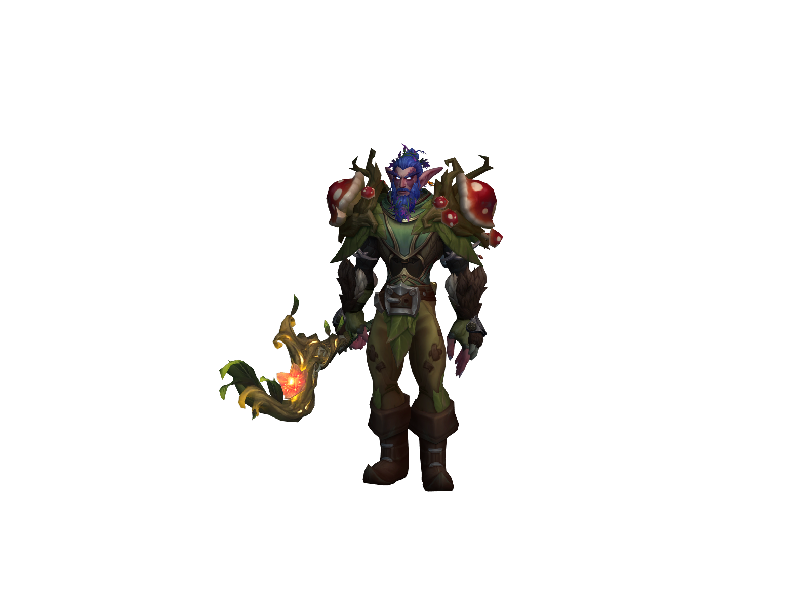 Telurhinnen 3D character render
