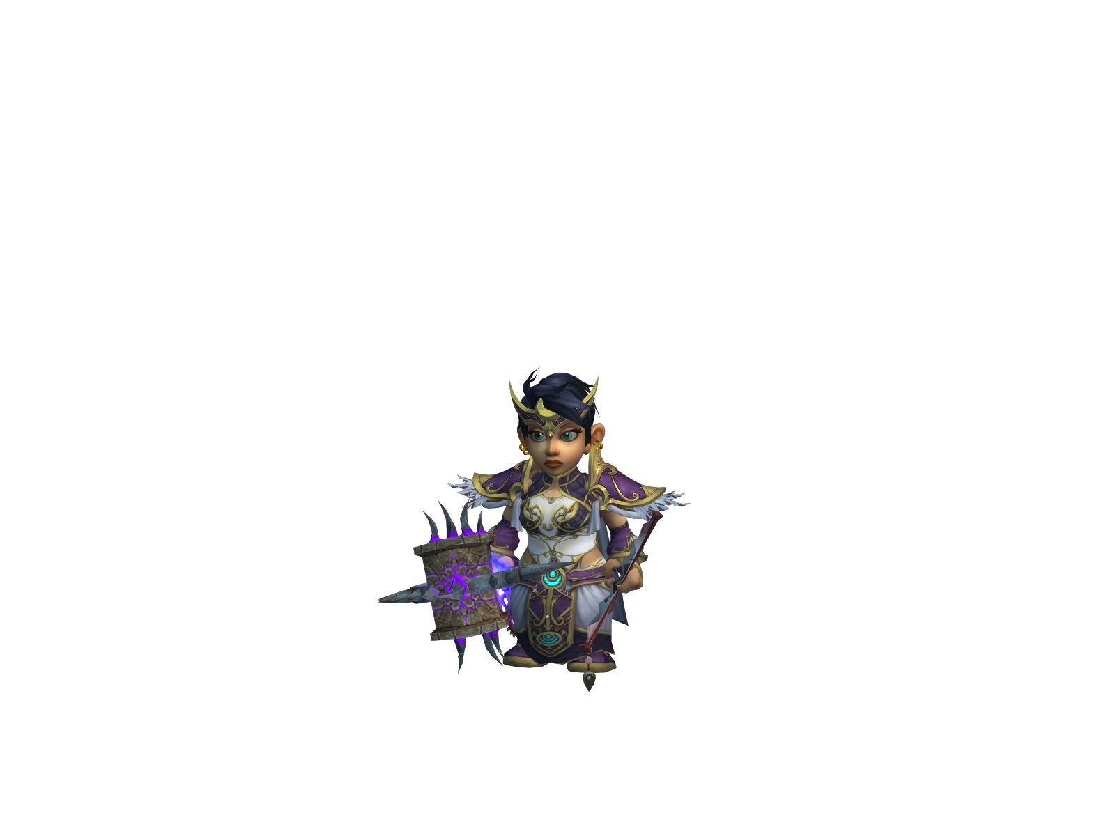 Cisplatina 3D character render