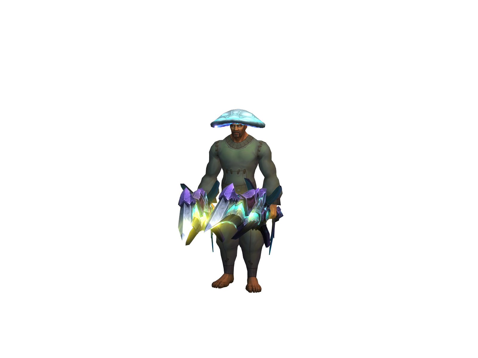 Hiuky 3D character render