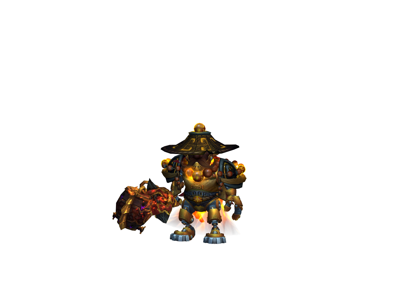 Monkborg 3D character render