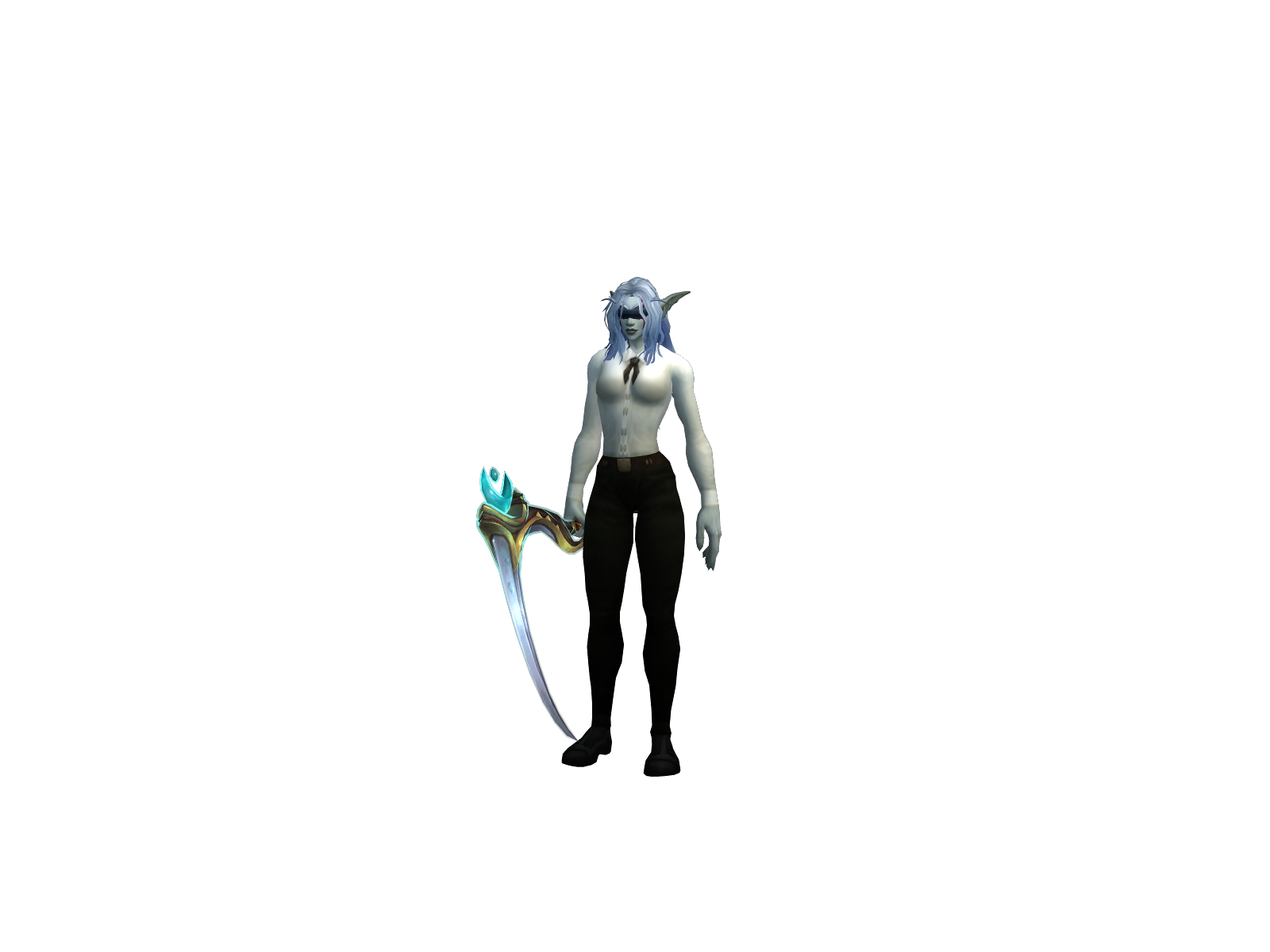 Elunaïr 3D character render