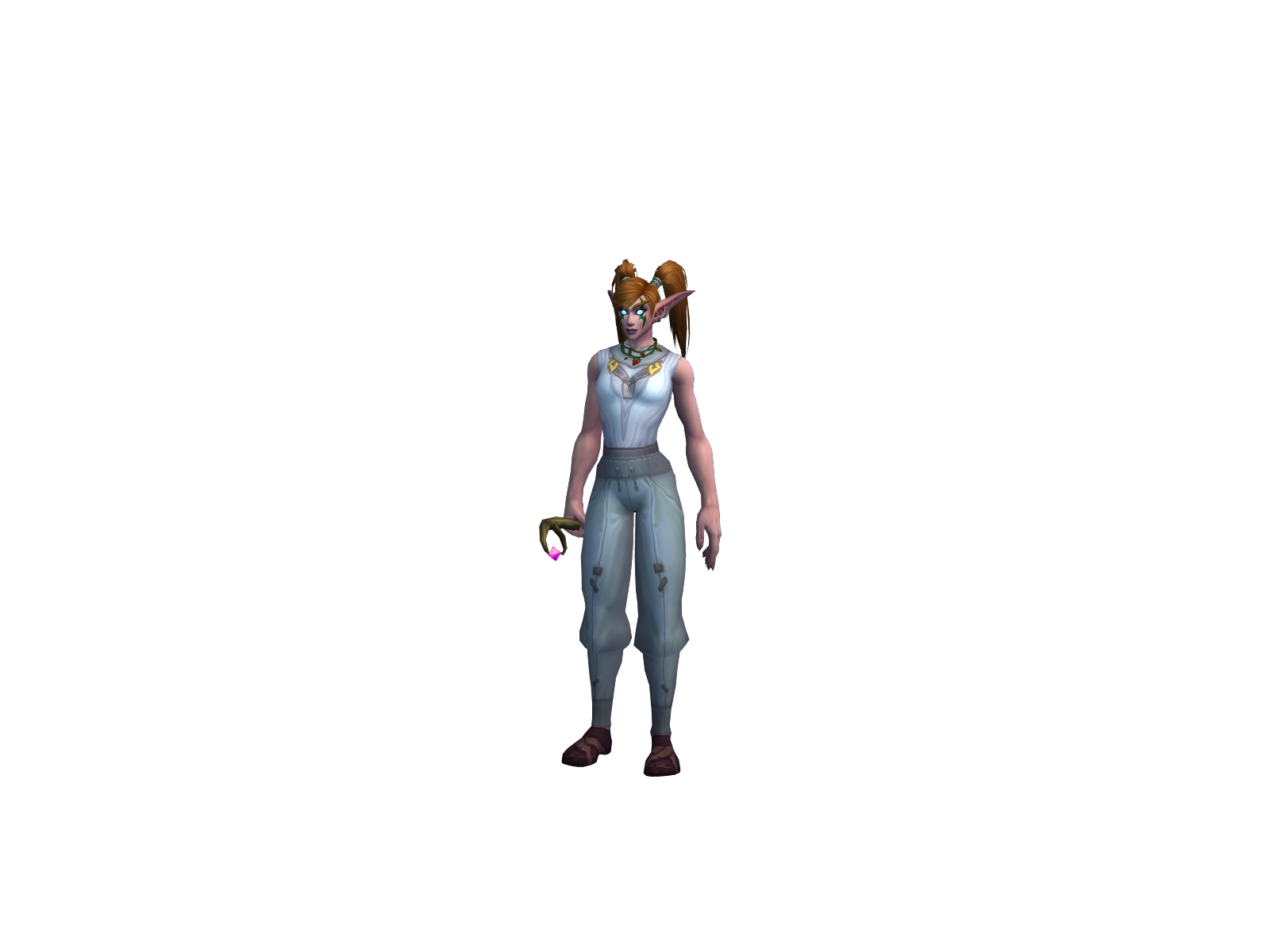 Banine 3D character render