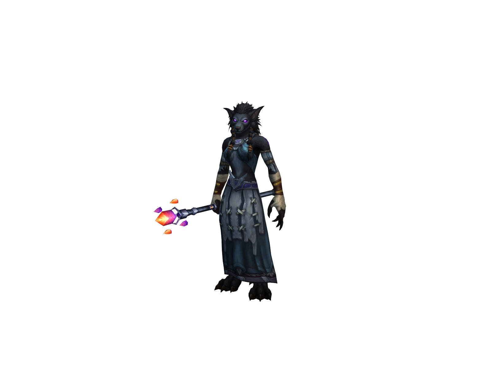 Kuroshî 3D character render