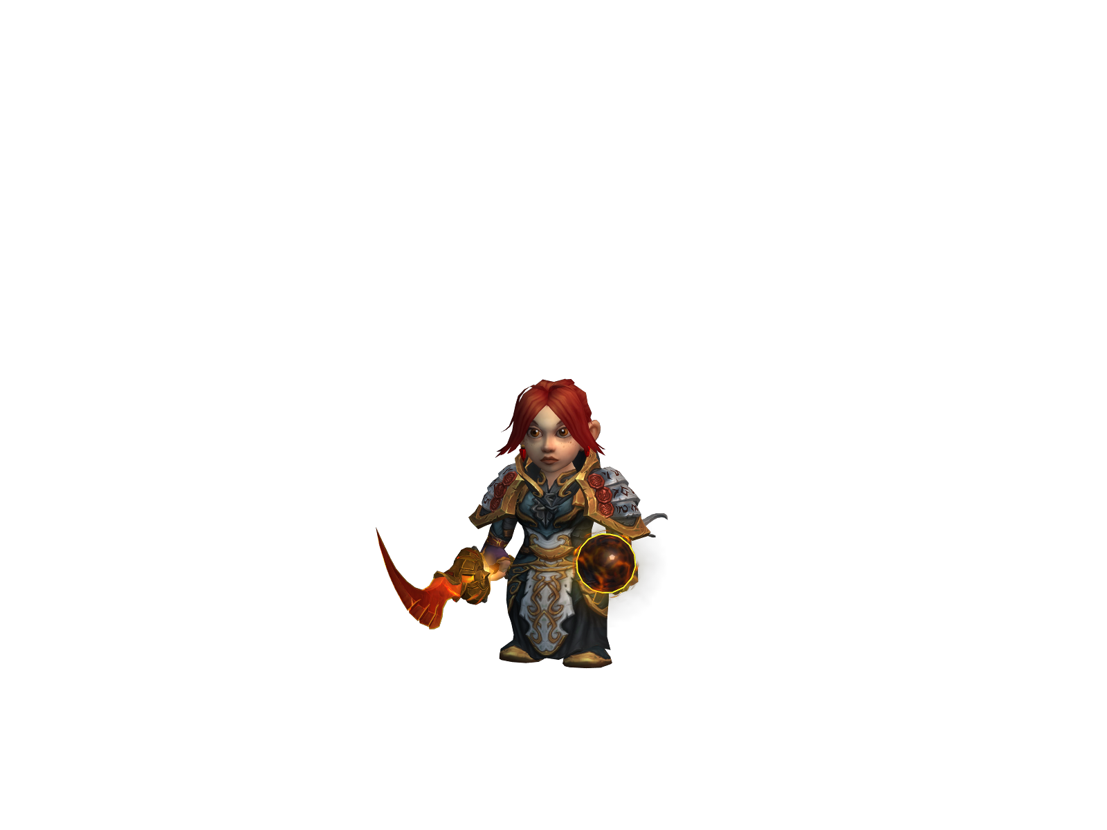 Nikvios 3D character render