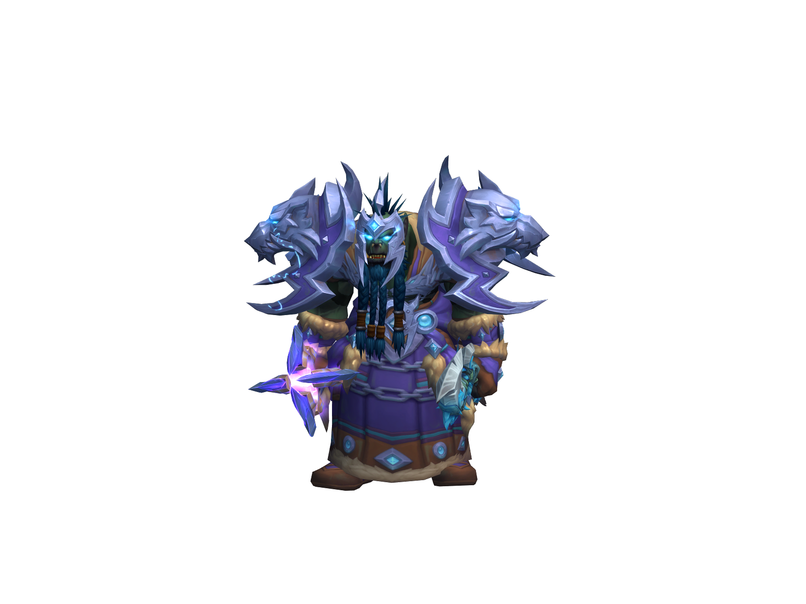 Blindshaman 3D character render