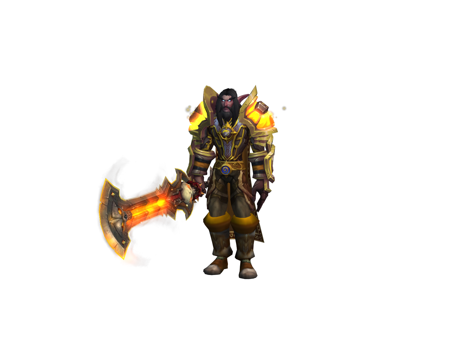 Llewellenar 3D character render