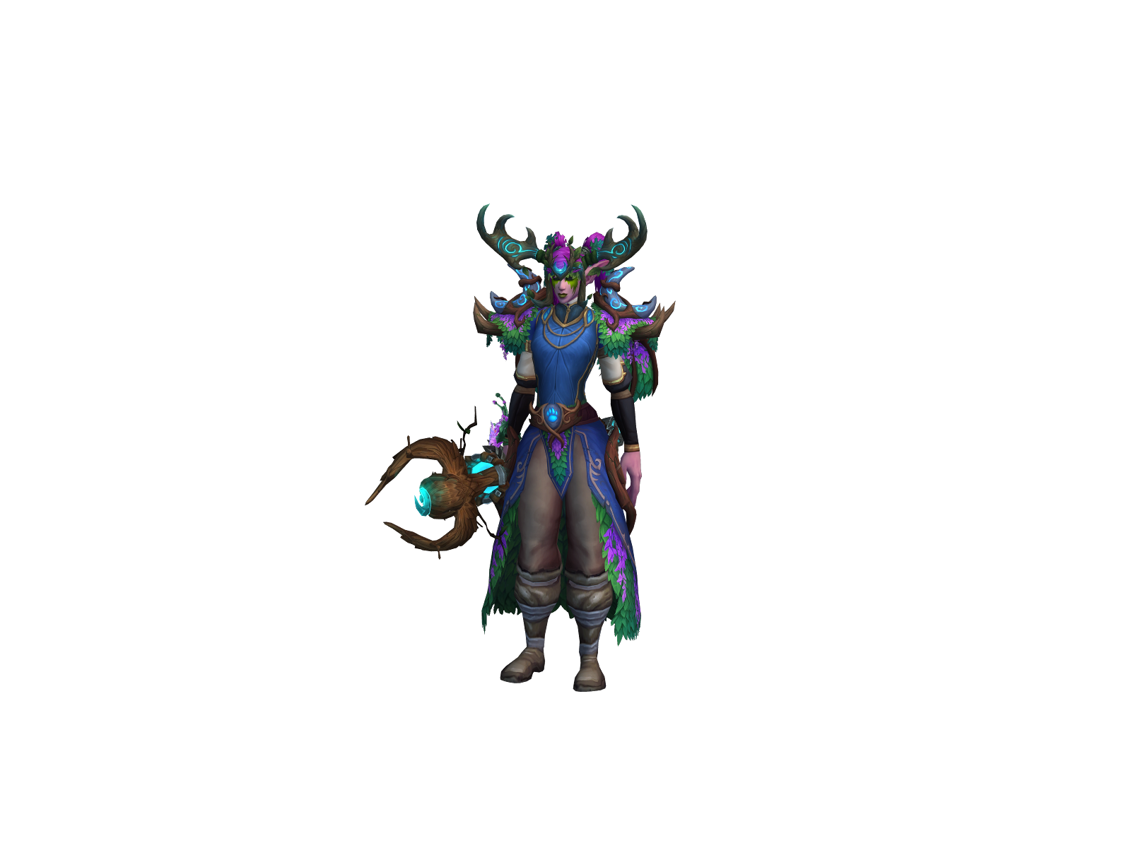 Shouka 3D character render