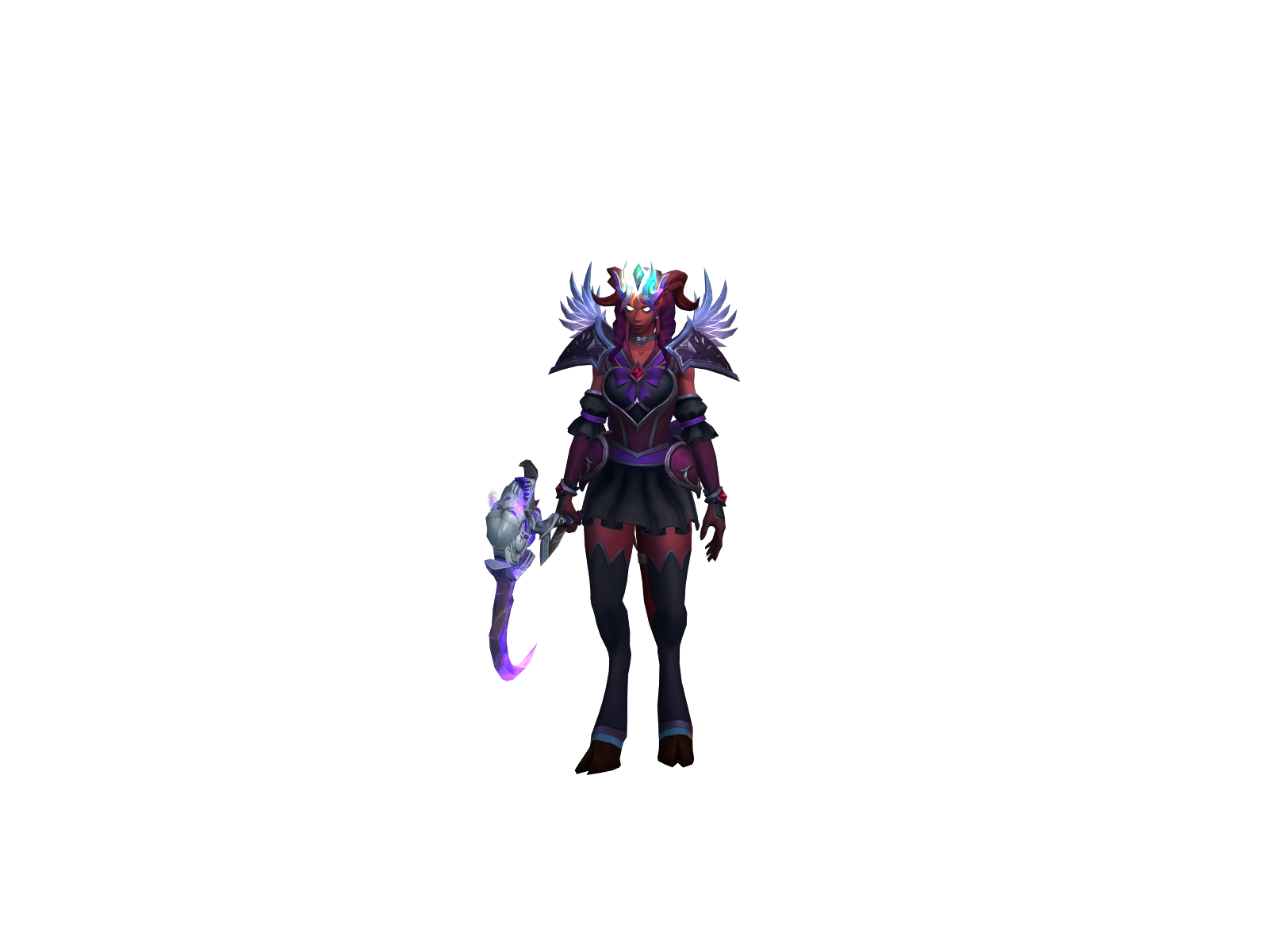 Elunamoon 3D character render