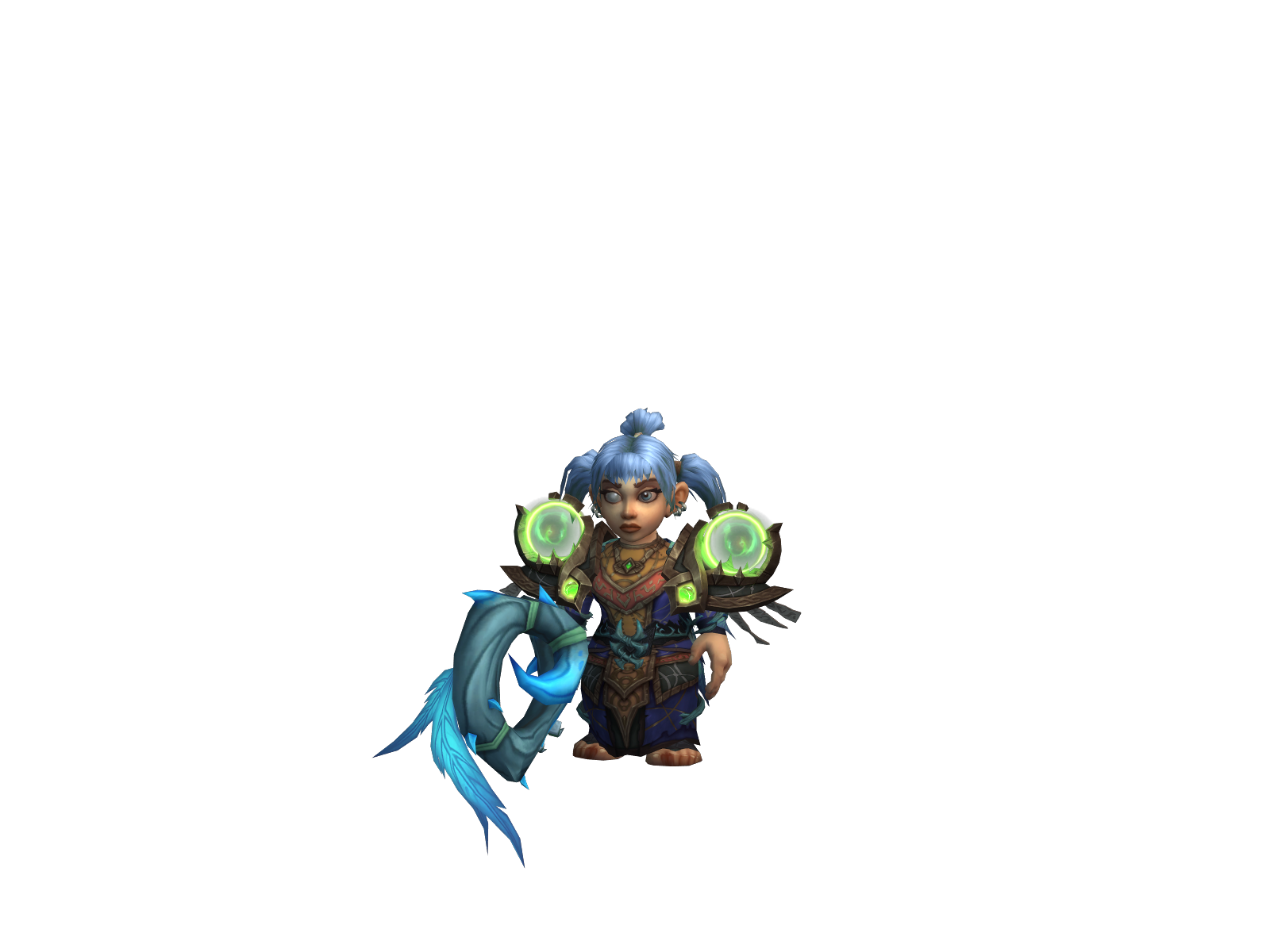 Froosty 3D character render