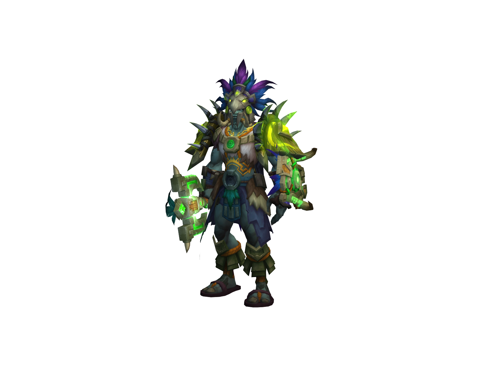 Palouk 3D character render