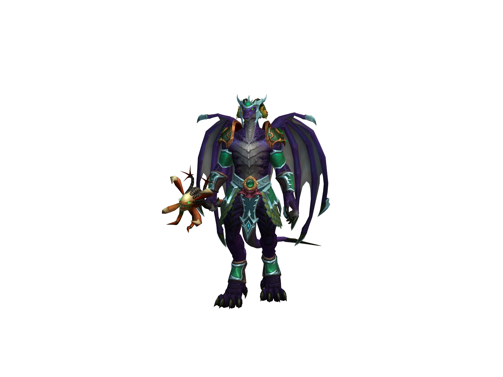 Draclorgen 3D character render