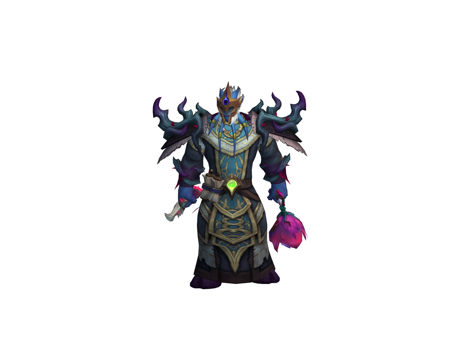 Teserac 3D character render