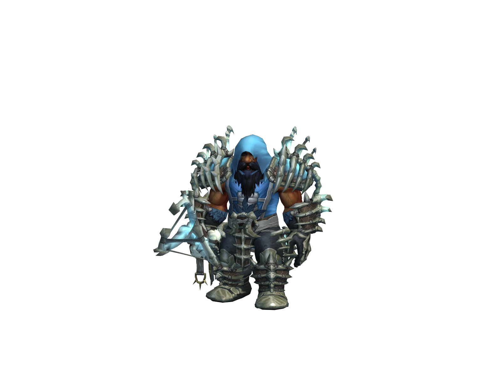 Wminoxidil 3D character render