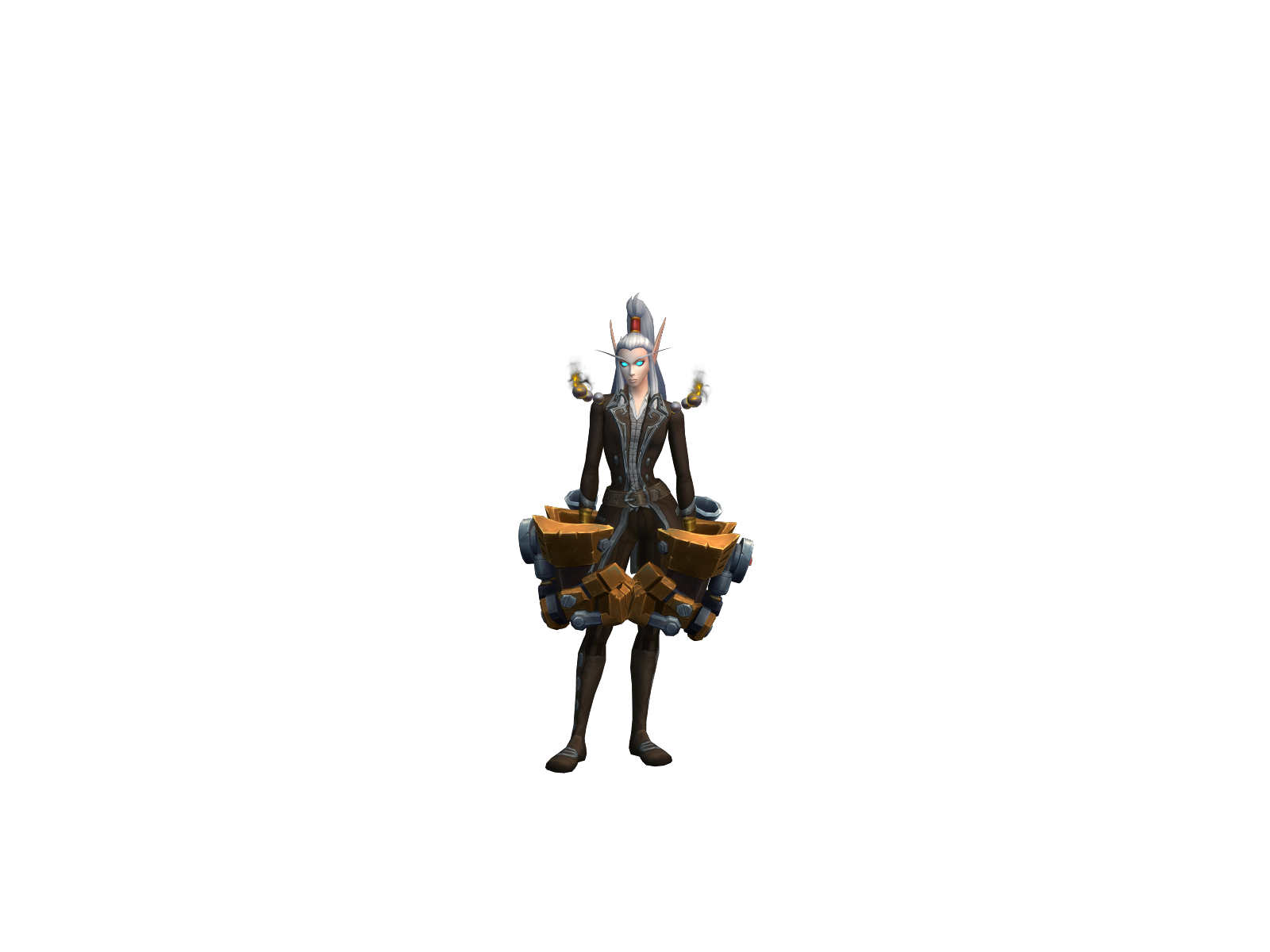 Monklom 3D character render