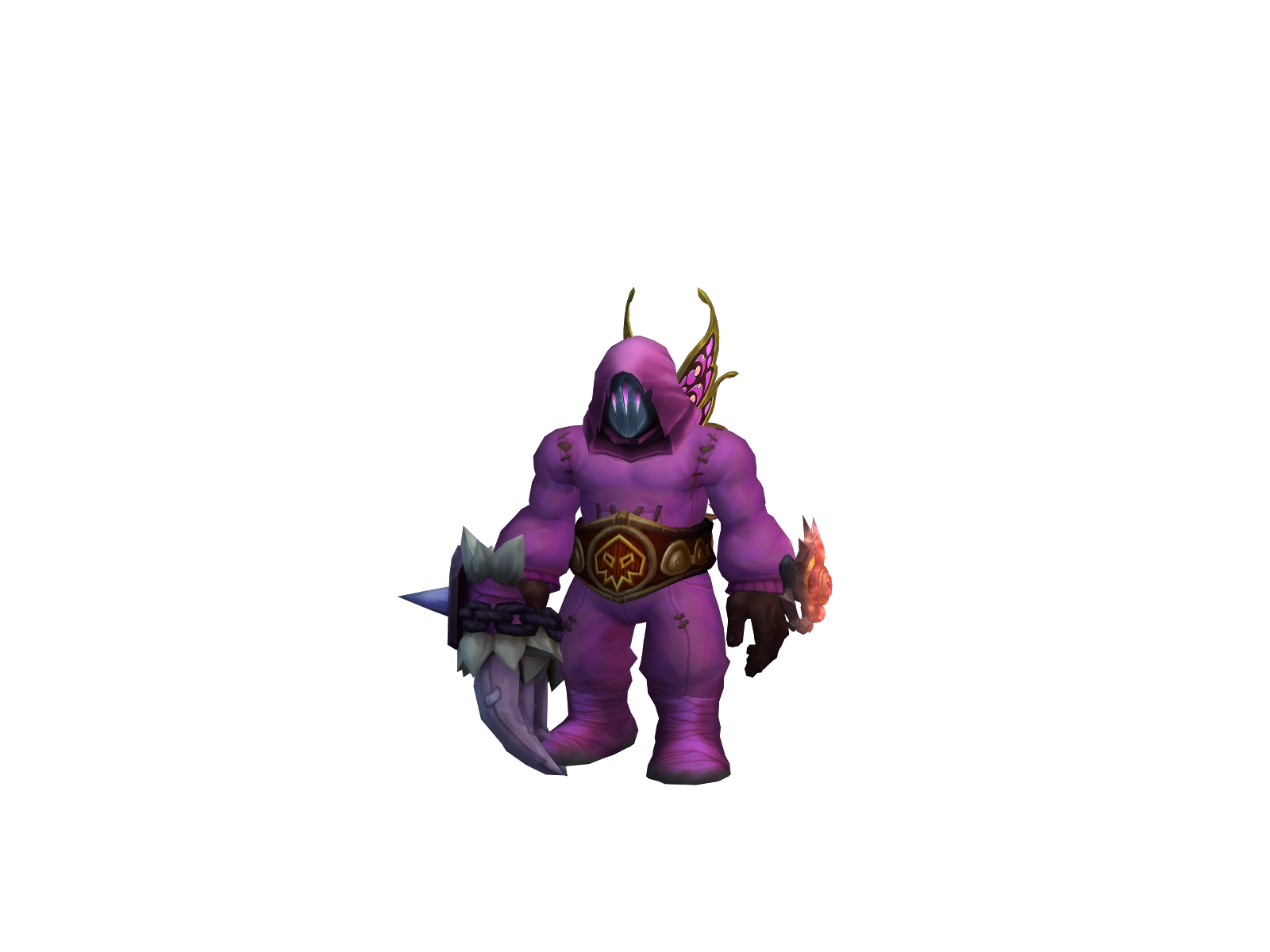 Bustloads 3D character render