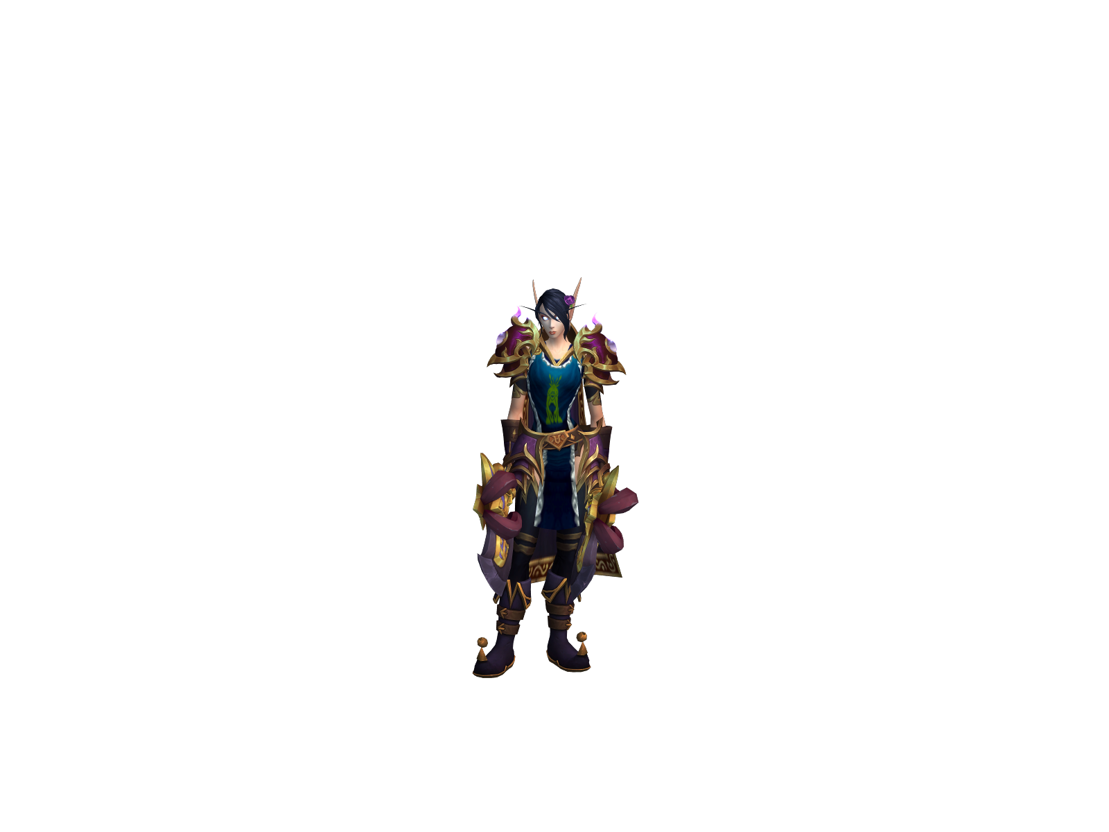 Crowjester 3D character render