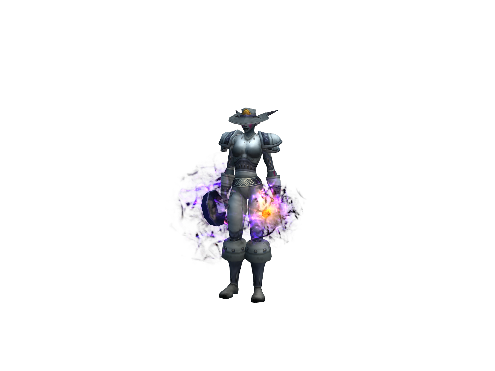 Cythrin 3D character render