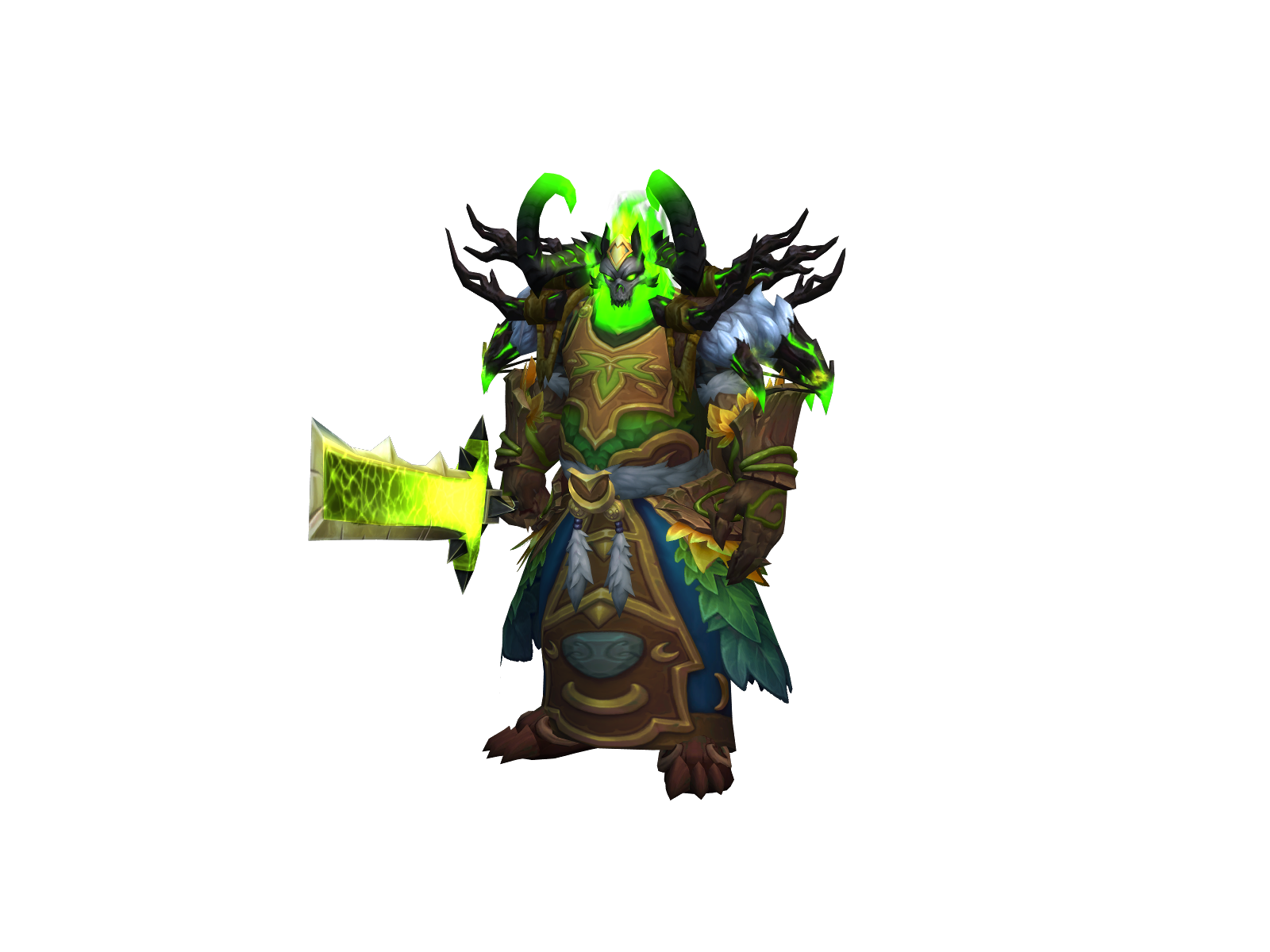 Bogrin 3D character render