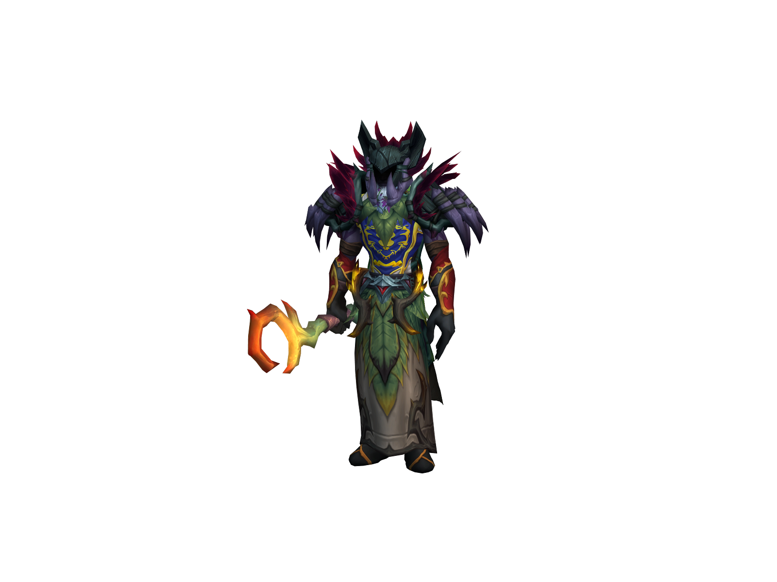 Blindchig 3D character render
