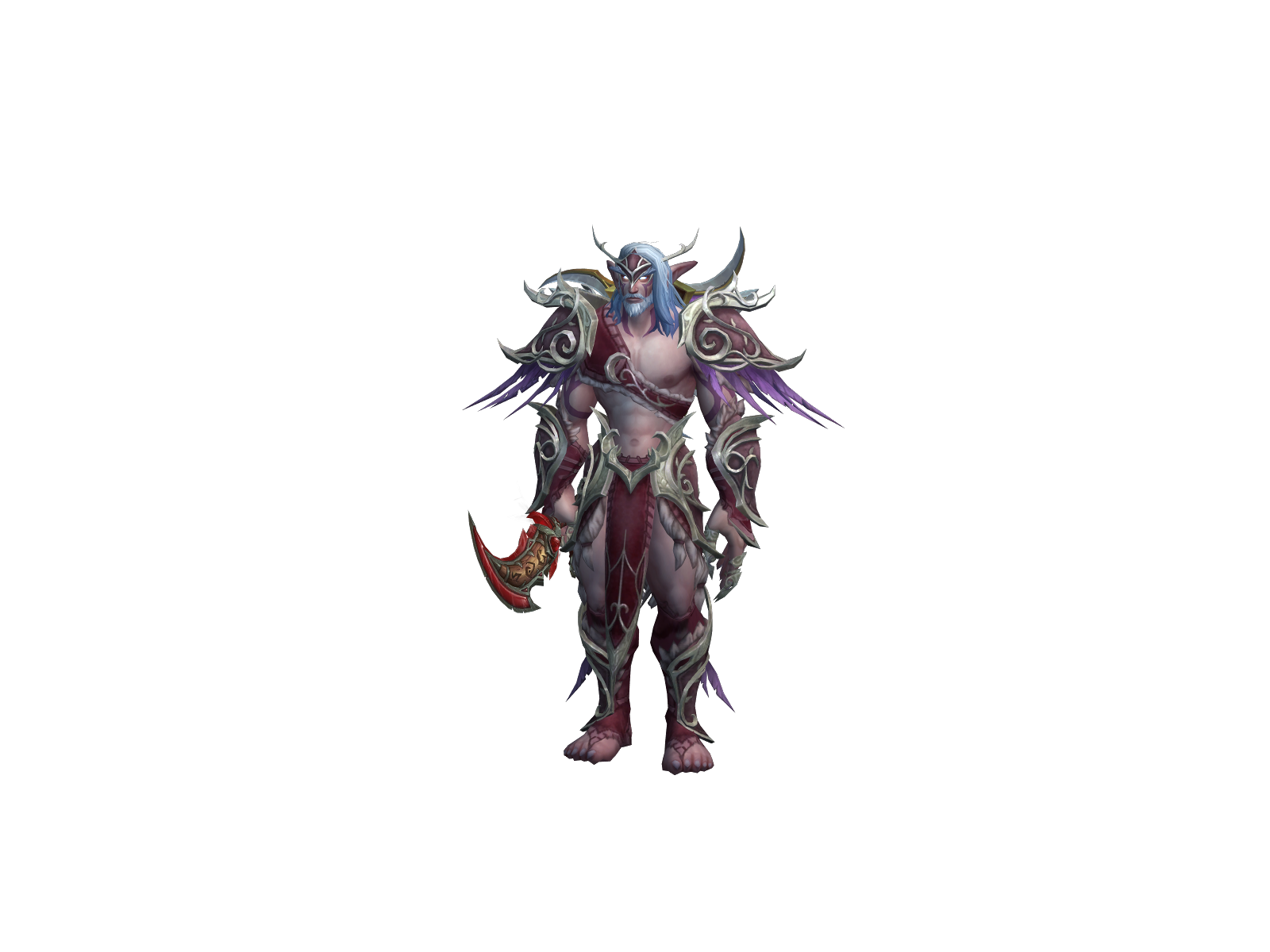 Veleas 3D character render