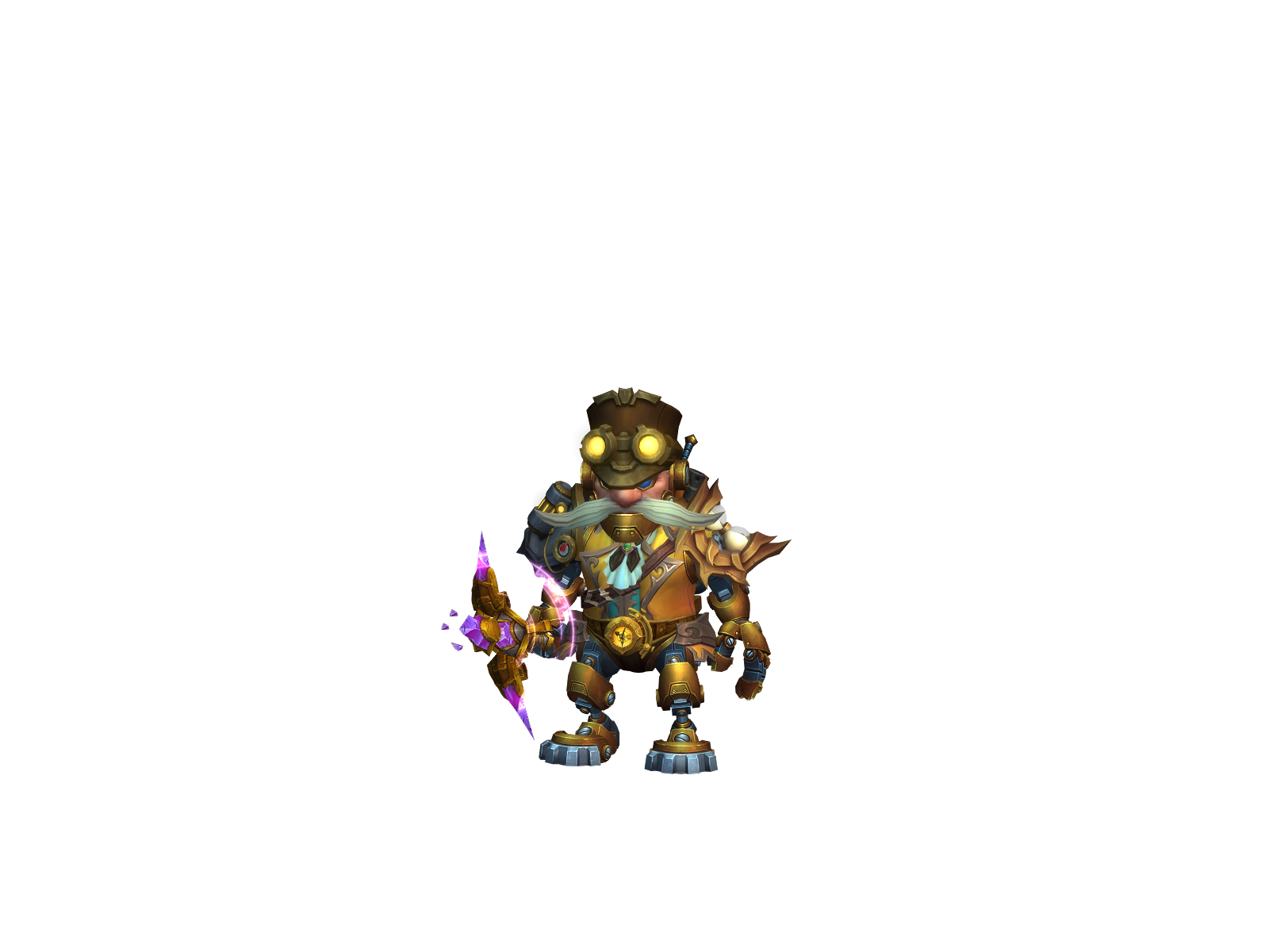 Coppermind 3D character render