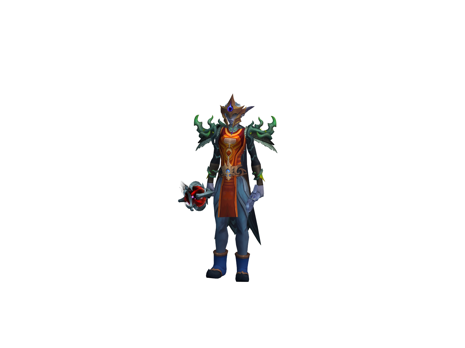 Zromajin 3D character render