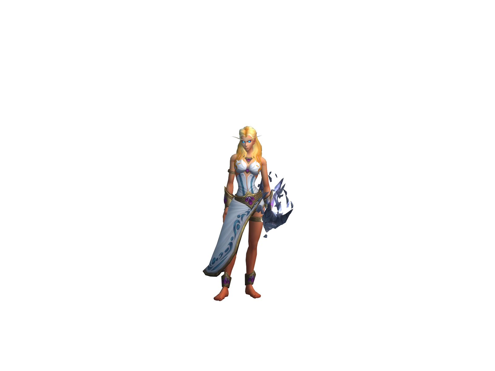 Vixy 3D character render