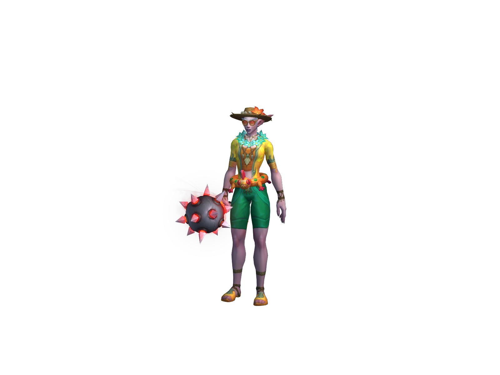 Fallindk 3D character render