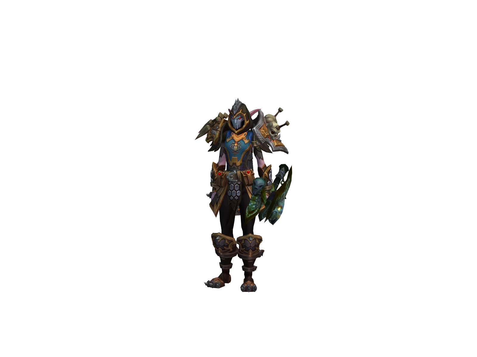 Feintonreg 3D character render