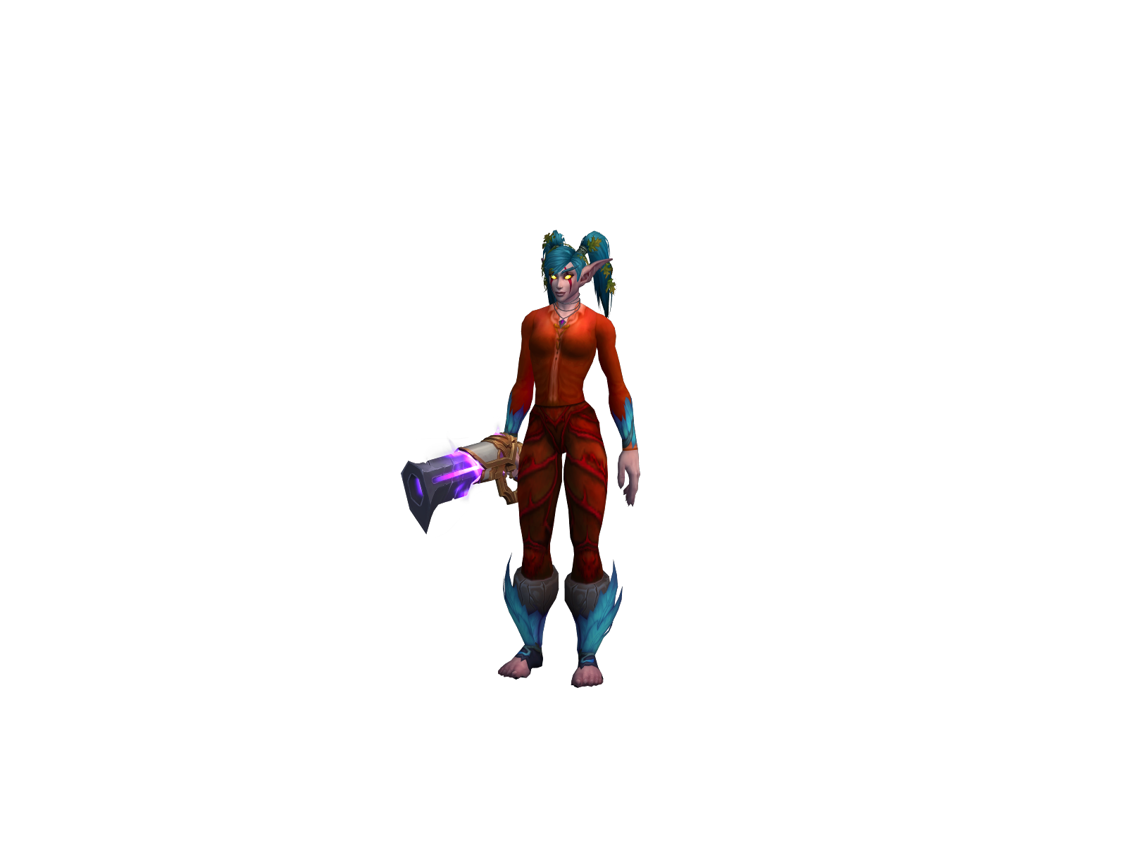 Melleand 3D character render