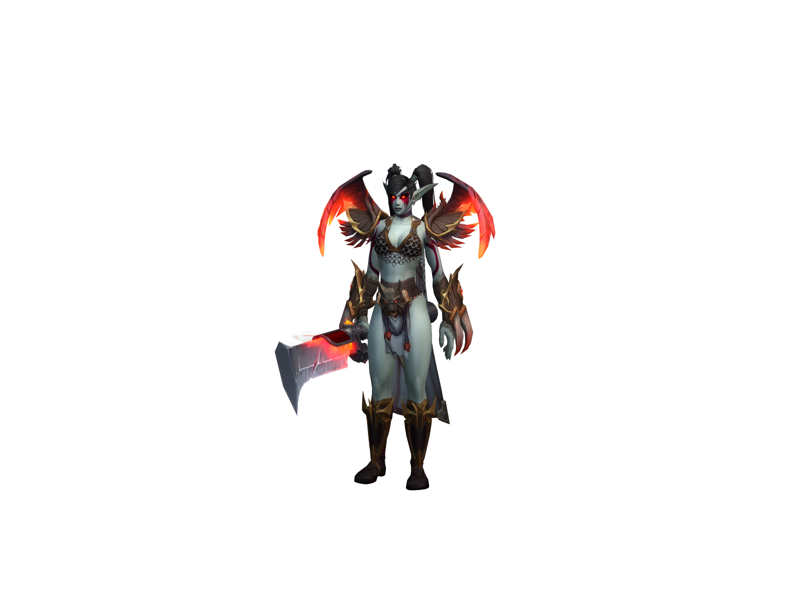 Xaber 3D character render