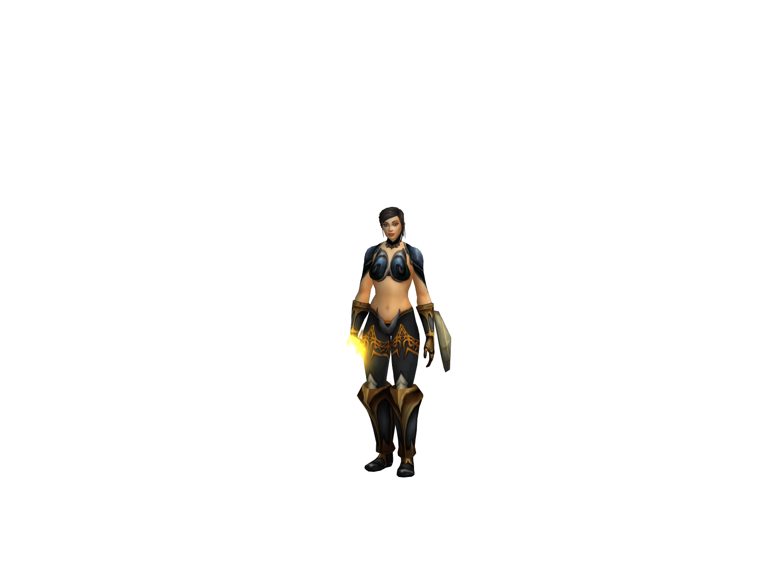 Maidah 3D character render