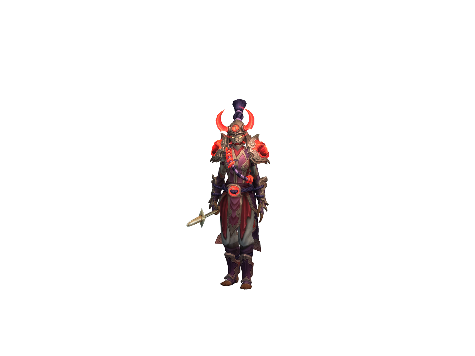 Chibrah 3D character render