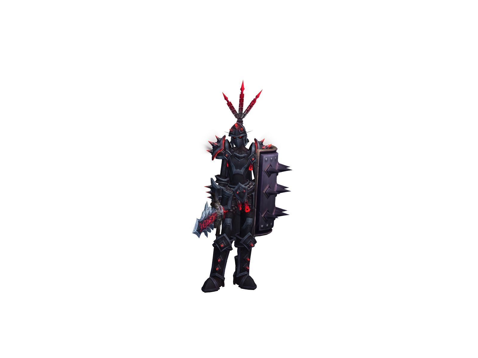 Raidge 3D character render