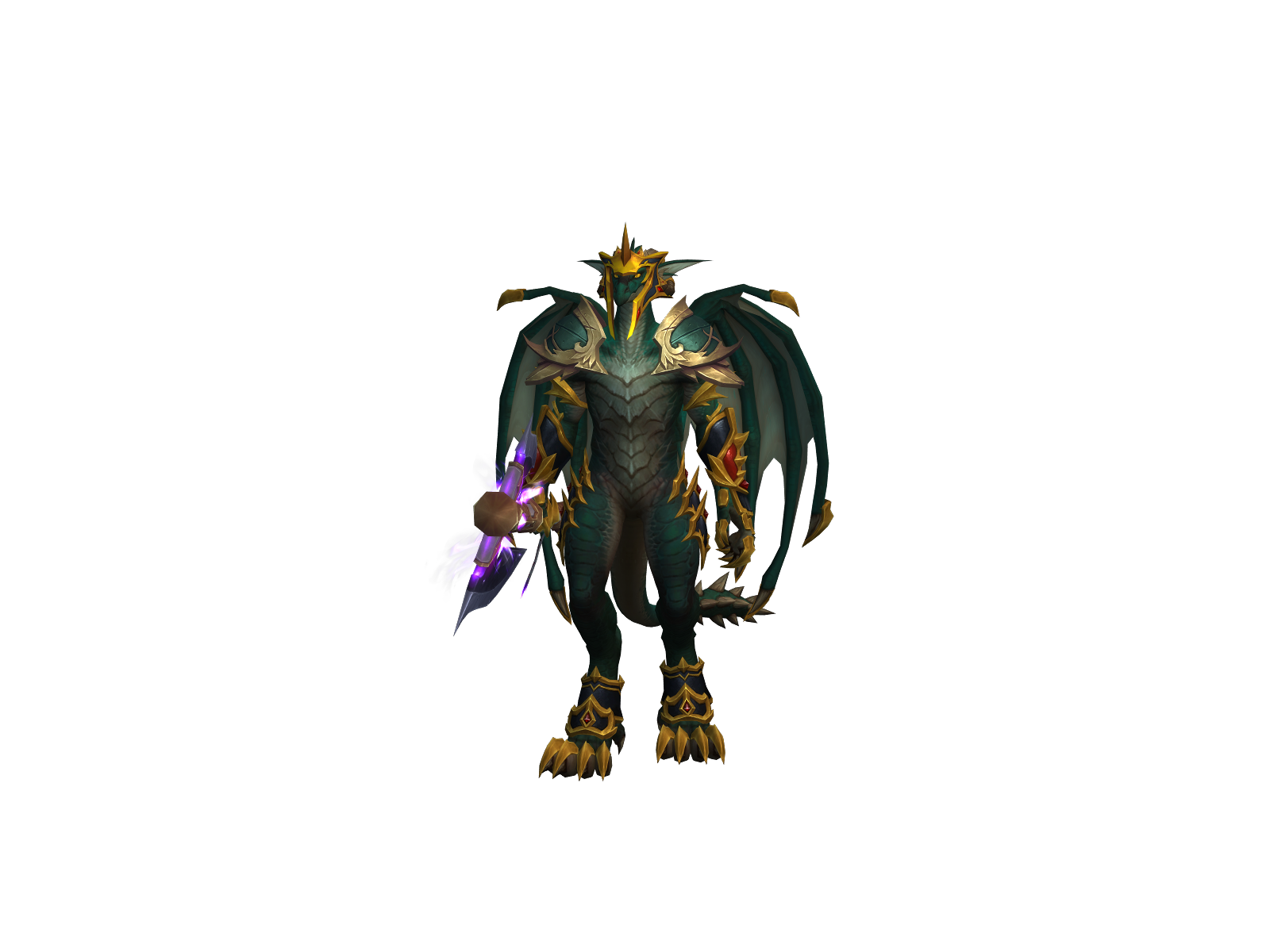 Emeraldragon 3D character render