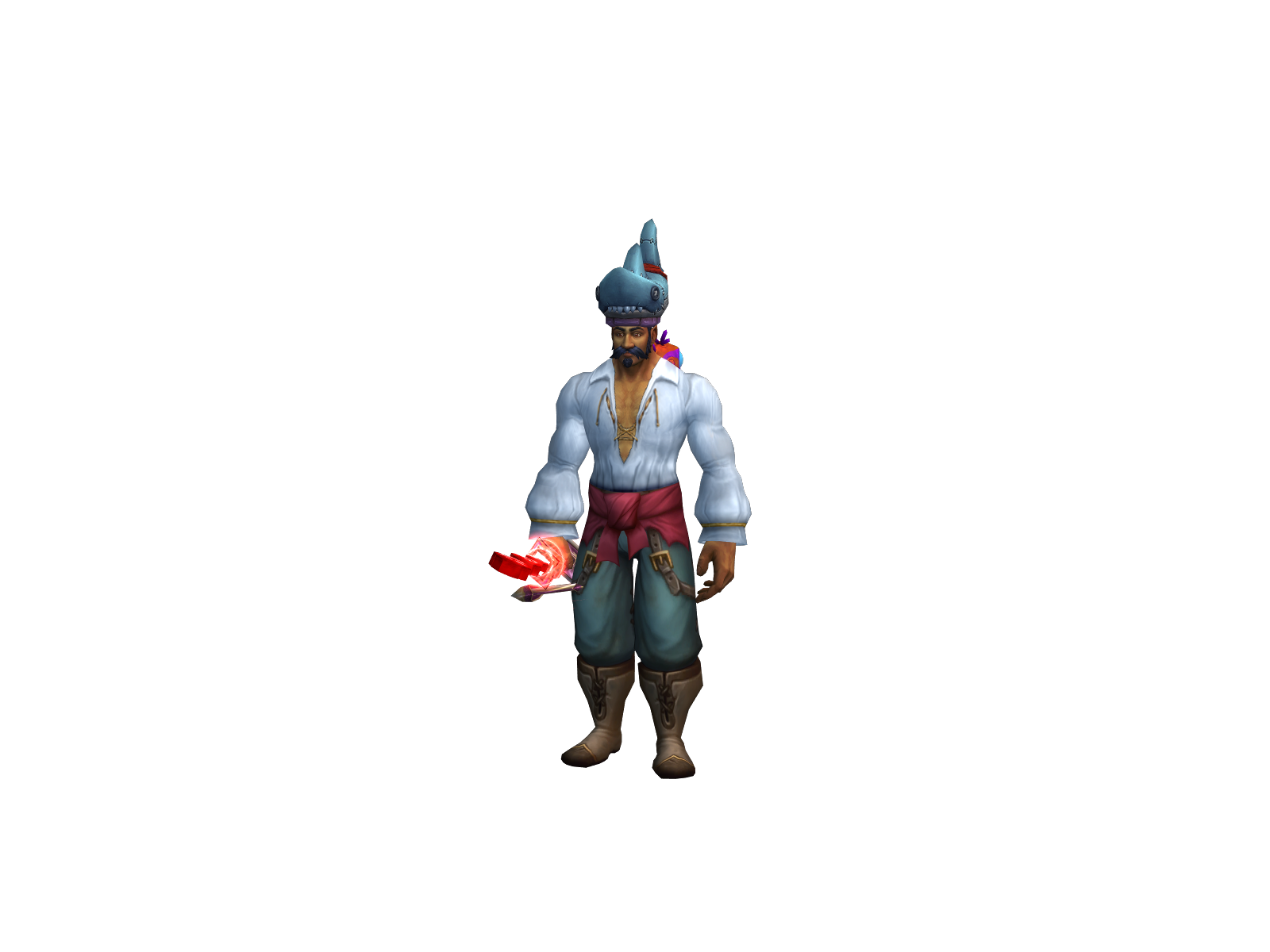 Tireshark 3D character render