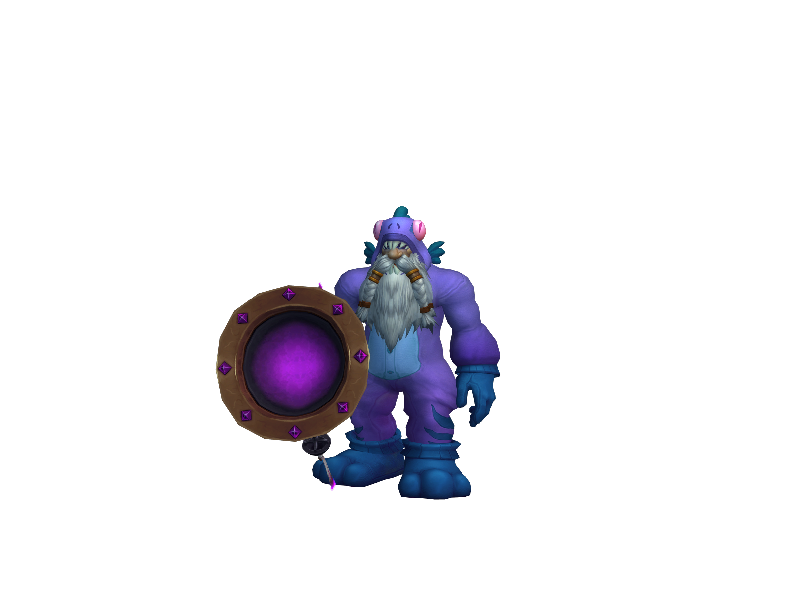 Bluzilla 3D character render