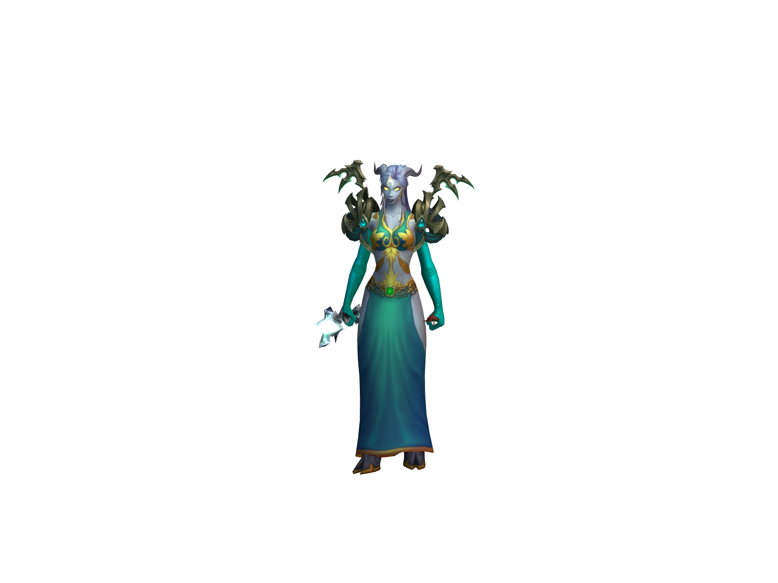 Seretta 3D character render