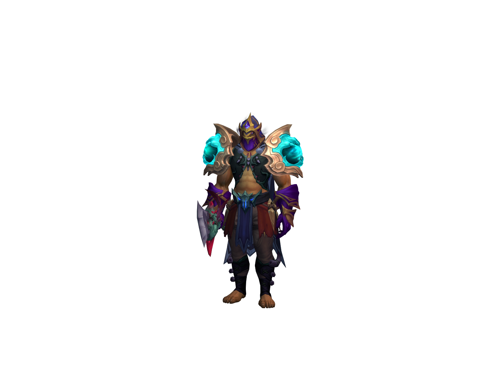 Daucrom 3D character render
