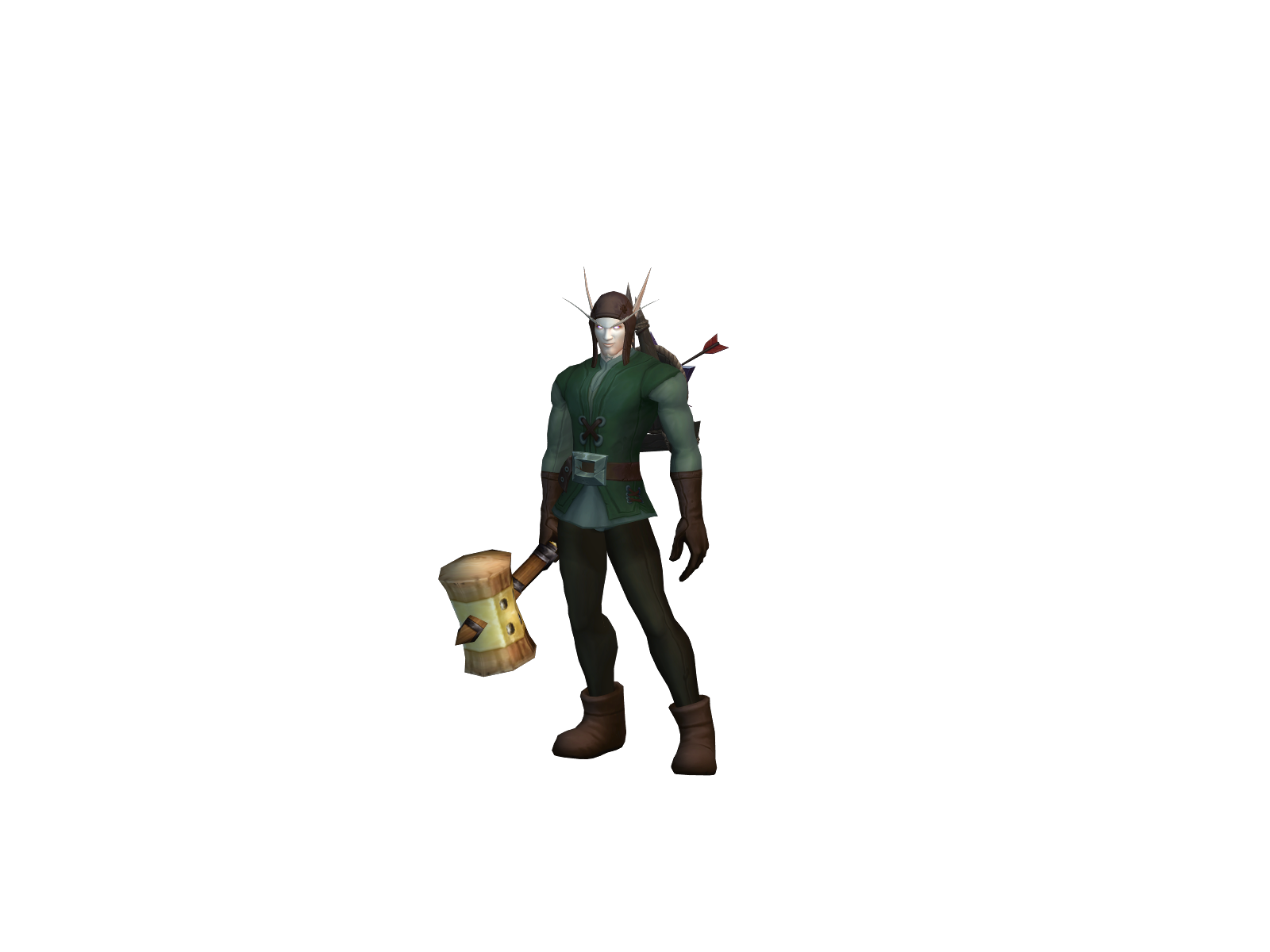 Thvndaclap 3D character render