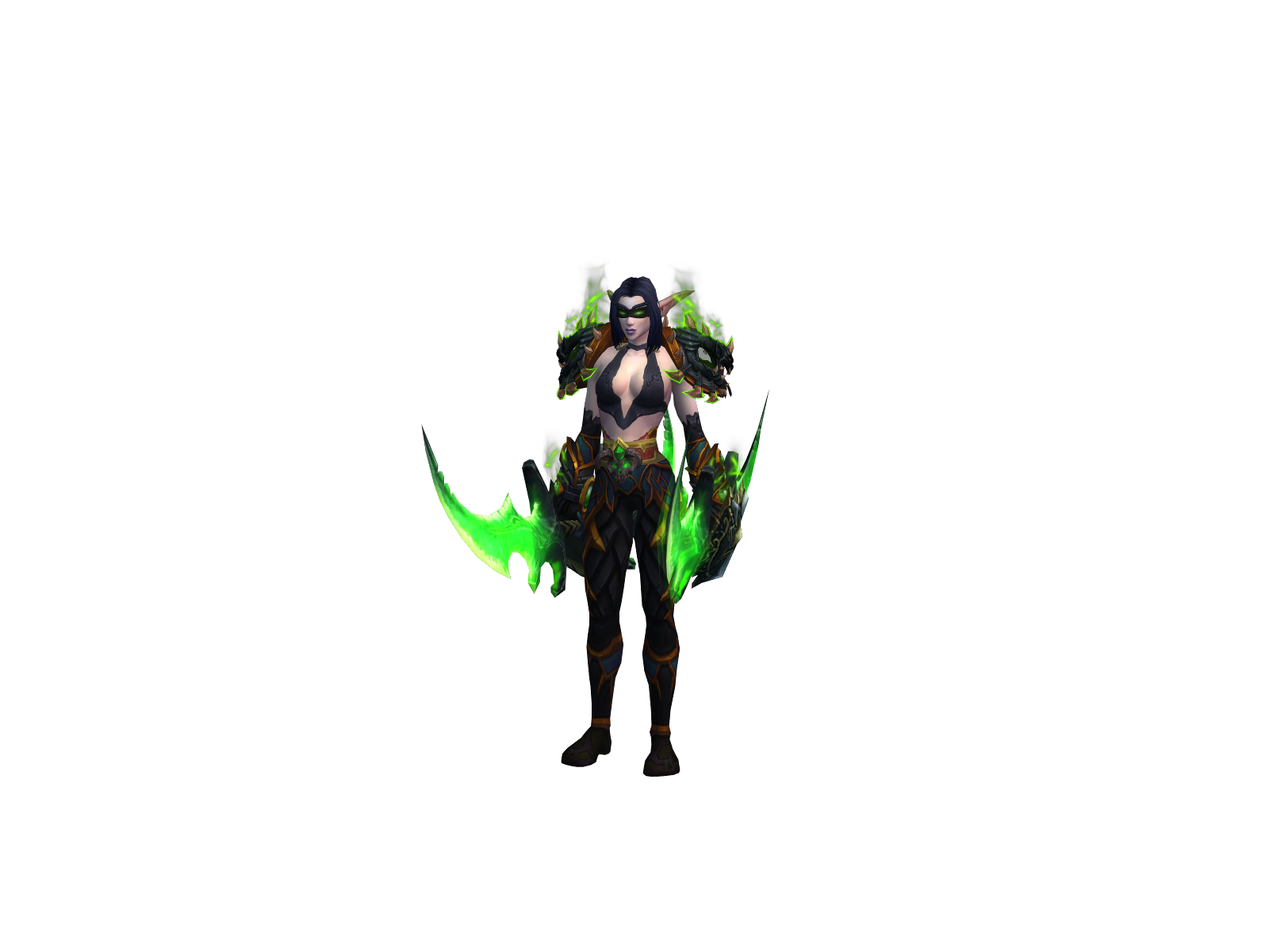 Blodless 3D character render